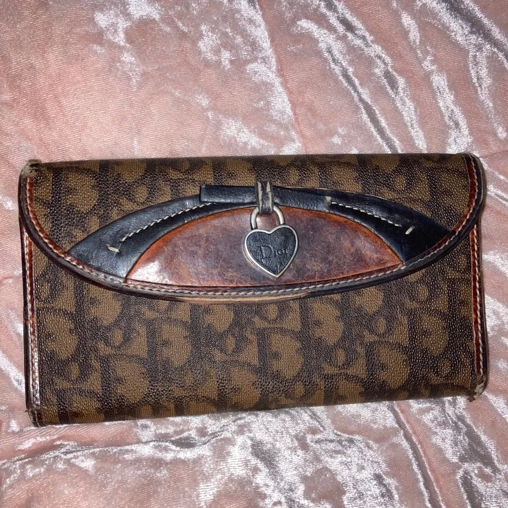 Dior trotter/oblique long zipper wallet, on trend